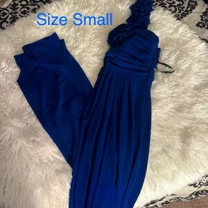 Beautiful elegant blue dress